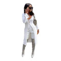 Factory Wholesale Fall Autumn Fashion Sexy Elegant Woman Sweater Casual Long Cardigan for Women